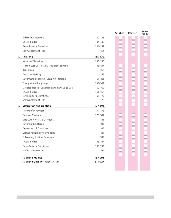 Arihant All in One Psychology Class 11 for CBSE Exams 2025-26 | Revised Edition as per latest syllabus | Simplified Theory, All Types of Exam Pattern Questions, CBQs, MCQs, A-R, Case Based, Sample Question Papers, & Project Work