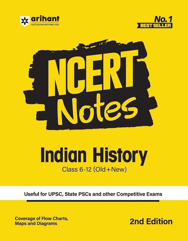 NCERT Notes Indian History | Flow Charts | Tables | Tamil Nadu & NIOS Board | for UPSC | UPPSC | BPSC | JPSC | MPPSC | One Liner for UPSC/IAS Preparation | State Civil Services & other Competitive Exams (Class 6 +12 Old + New)