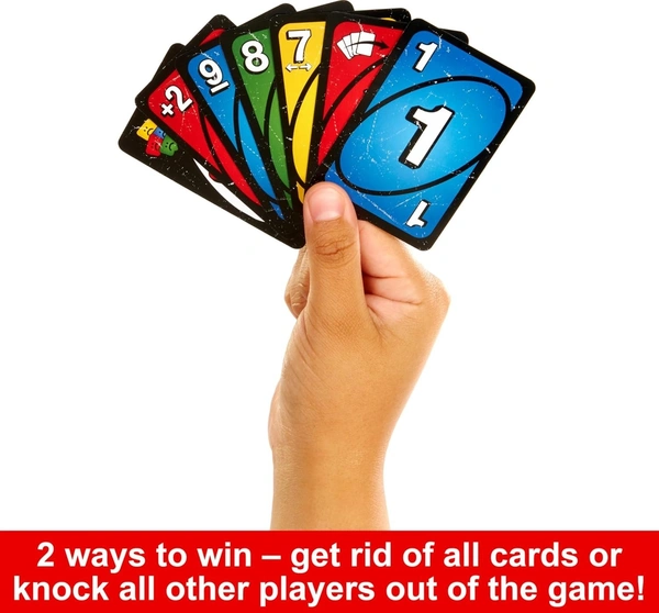  ​UNO Show ‘em No Mercy Card Game for Kids, Adults & Family Parties and Travel with Extra Cards, Special Rules and Tougher Penalties.