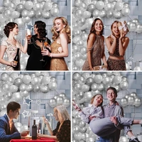 Silver Balloons for Decoration - 50Pcs Silver Balloons