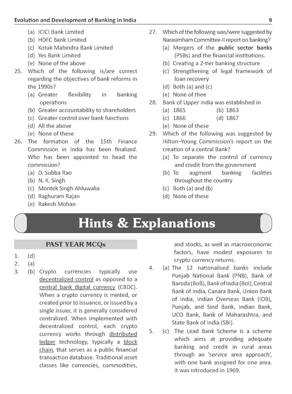 Disha Banking Awareness for SBI, IBPS, RRB, RBI Bank Clerk/ PO & Insurance Exams with PYQs 6th Edition | Explanatory Notes & Practice Questions