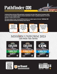 Arihant Pathfinder CDS Pravesh Pariksha | With Study Notes | 8000+ MCQs | PYQs | Solved Papers (2024 & 2023) | quick problem-solving skills | for Exam 2025