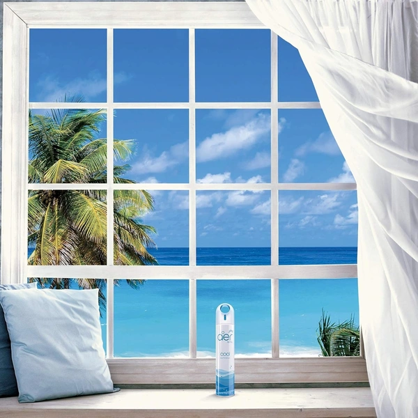 Godrej aer Spray, Home and Office Air Freshener - Cool Surf Blue (240 ml/137g)