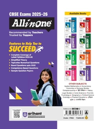 Arihant All in One Accountancy Class 12 for CBSE Exams 2025-26 | Simplified Theory, Topicwise Illustrations & Practice Questions, All Types of Exam Pattern Questions, CBQs, MCQs, A-R, Case Based, Sample Question Papers, Board Questions Upto 2025, Mind Maps, & Project Work