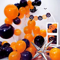 Metallic Balloons Pack Orange Theme Kids Birthday Party Decoration Bachelorette Party Balloon Anniversary Item - Pack of 50 Balloons