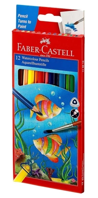 Faber-Castell Water Color Pencils with Paint Brush