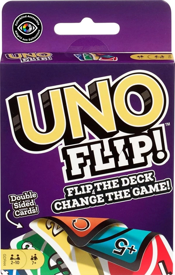 Uno Flip Side Card Game, adult playing card