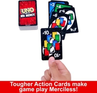  ​UNO Show ‘em No Mercy Card Game for Kids, Adults & Family Parties and Travel with Extra Cards, Special Rules and Tougher Penalties.