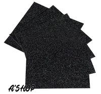 A4 Size Glitter Foam Sheets Adhesive , Black Colour- for Art & Craft, Decoration, Gift Wrapping, Scrapbooking etc