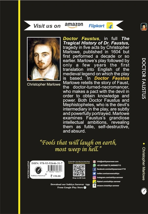 Doctor faustus by Christopher Marlowe 1st edition (1 January 2024)