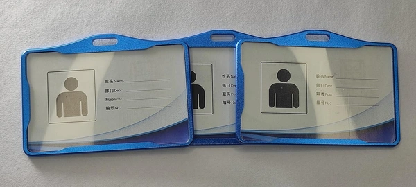 Metallic Id cover  Card Holder (Blue)