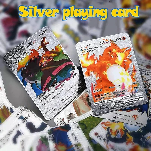Pokemon cards, playing cards for kids, pack of 55 pcs playing cards