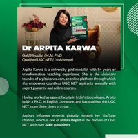 NTA UGC NET Paper 1 2025 by Arpita Karwa: Teaching & Research Aptitude | 2nd Edition | 4000+ Solved Unit-wise Previous Years' Questions | 120+ Video Lectures | 50+ Full-length Online Mock Test Papers | Colorful Pluck-out Chart for Quick Revision & many more - 