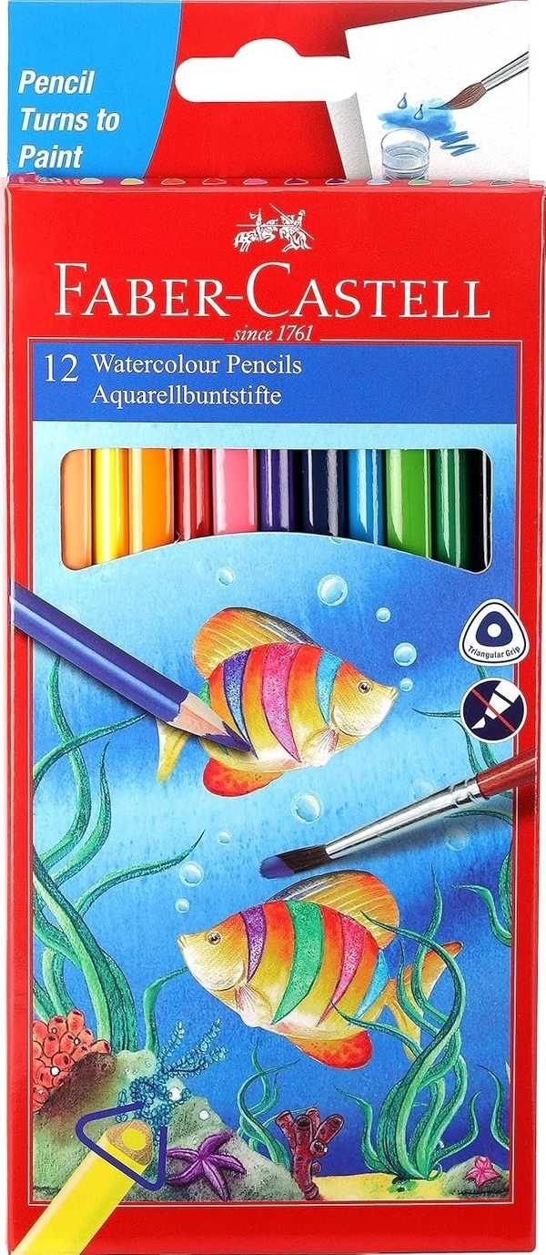 Faber-Castell Water Color Pencils with Paint Brush