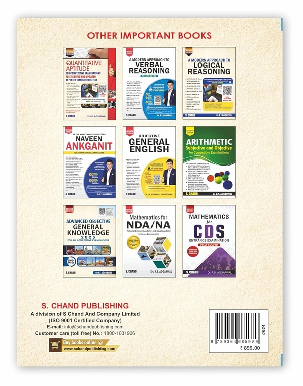 A Modern Approach to Verbal & Non-Verbal Reasoning (Revised Edition 2025) | 47 Videos | 1000+ Solved Examples | 7500+ Practice Questions | SSC CGL CHSL, IBPS, Bank SBI PO Clerk, Railway CAT, MAT, Police, UPSC Exam Book - 