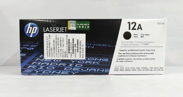 Hp 12A Black Toner Cartridge Q2612A