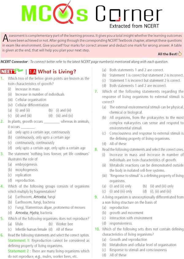 MTG Objective NCERT at your FINGERTIPS Biology - NCERT NEET Trend Indicator Notes with HD Pages Exam Archive & MCQs | NEET Books (Based on NCERT Latest Pattern For 2025 Exam) [Paperback] MTG Editorial Board