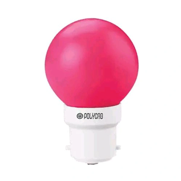 POLYCAB Polycab 0.5 W LED Bulb - PINK