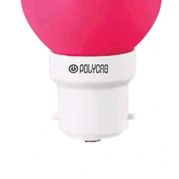 POLYCAB Polycab 0.5 W LED Bulb - PINK