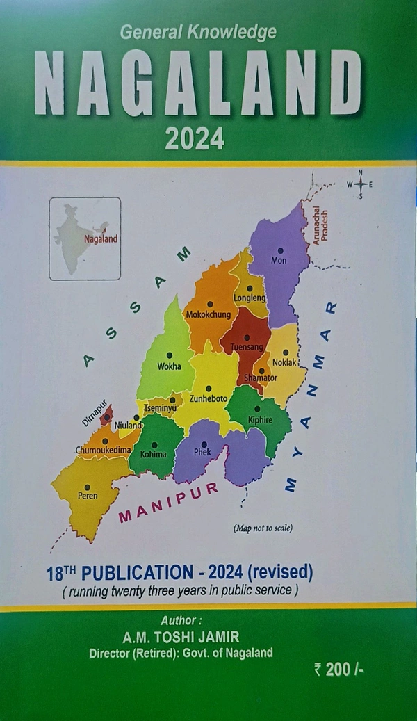 NAGALAND GENERAL Knowledge by AM TOSHI JAMIR 18th edition- 2024 revised| Nagaland GK - 