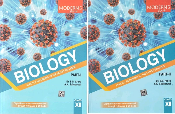 Modern's ABC+ Biology (Part I & II) for Class 12 - by Dr. B.B. Arora, A.K. Sabharwal 2025