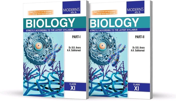MODERNS ABC PLUS OF BIOLOGY CLASS-11 (PART-1 & 2) BB ARORA & AK SABHARWAL (2025)