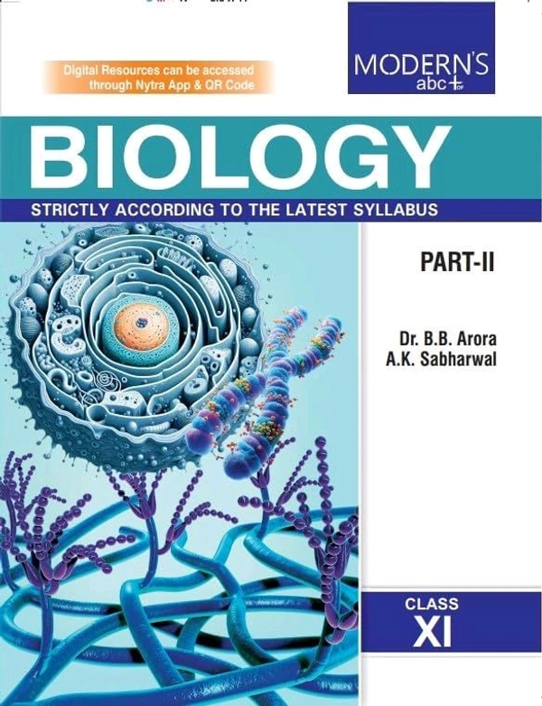 MODERNS ABC PLUS OF BIOLOGY CLASS-11 (PART-1 & 2) BB ARORA & AK SABHARWAL (2025)