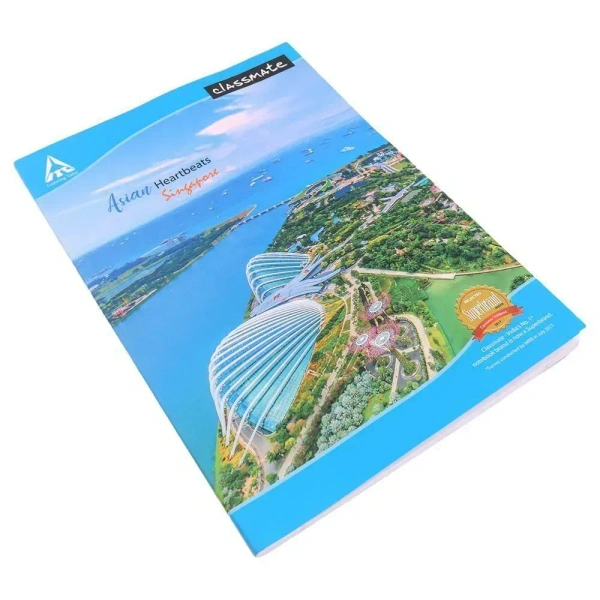 Classmate Longbook - 240 Pages | Single Line | 29.7cm x 21.0cm | Pack of 1 Notebooks | Ruled Long Size Notebook for School Students