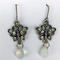 Butterfly With Drop Code - E 4(C) - White 