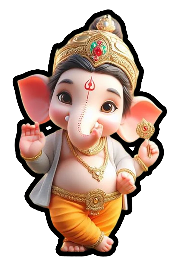 Lord Ganesha MiniME Fridge Magnet - MFM10