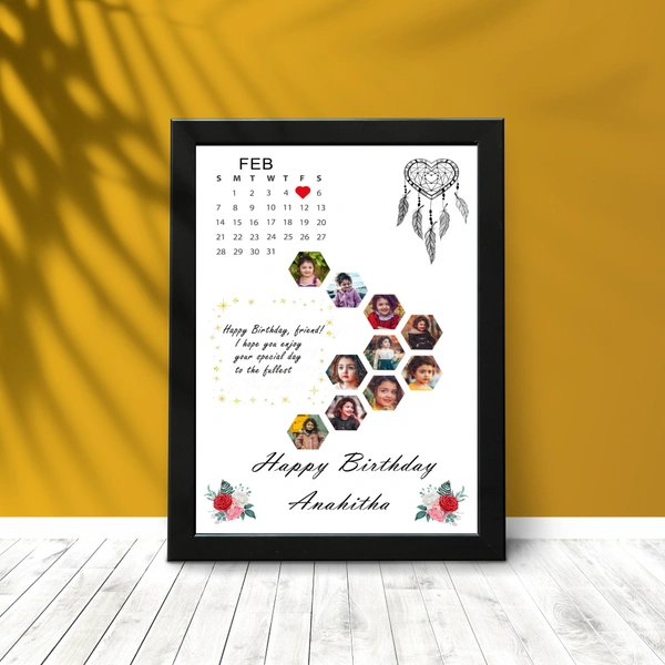 My Album Zone Dream Catcher Collage - Birthday 01 - A3 Size, A3 Size, A3 Size