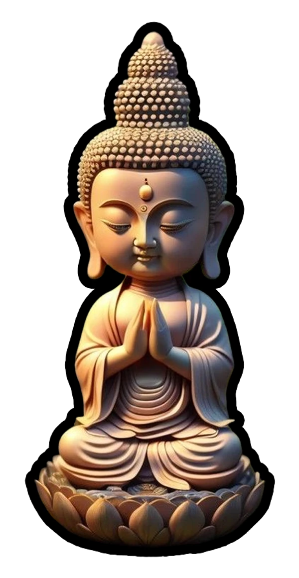 Buddha MiniME Fridge Magnet - MFM13