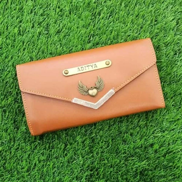 Ladies Clutch - Tan Brown