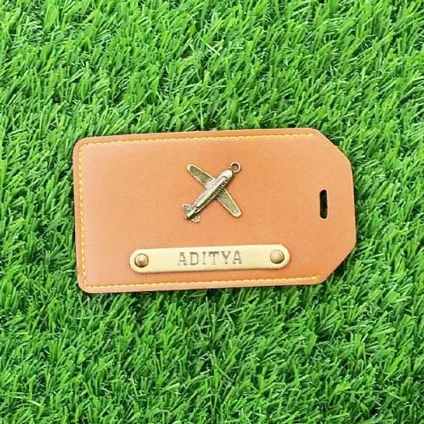 Luggage Tag - Tan Brown