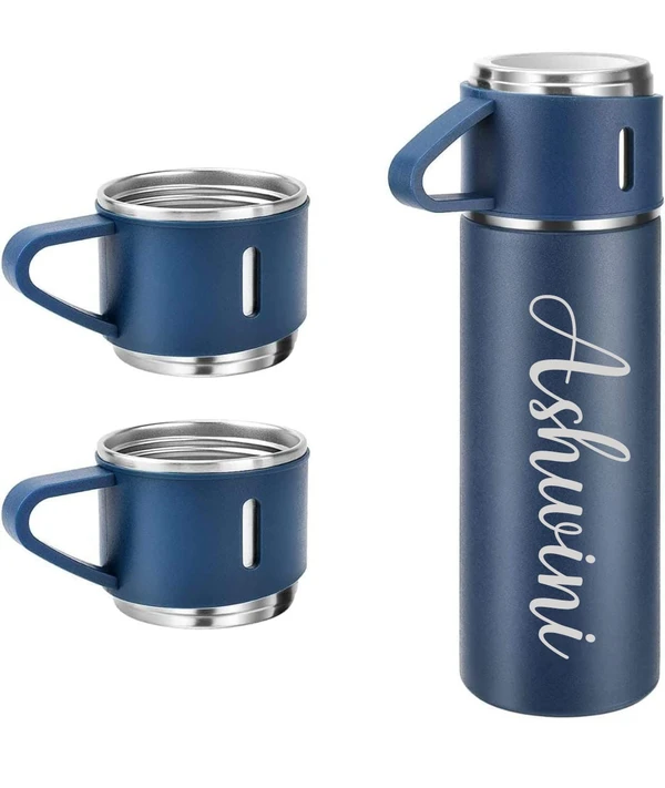 Vacuum Flask - Blue Color - Regular Price