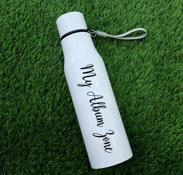 Single Layer Metal Bottle - White - Regular Price