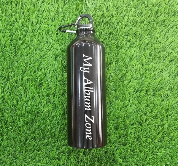 Aluminum Sipper Bottle 750ml - Black - Regular Price