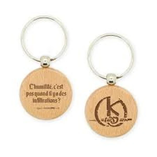 Engraved Key Chain - Round Shape