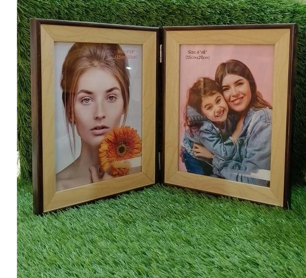 6x8" Inch Book Type Photo Frame