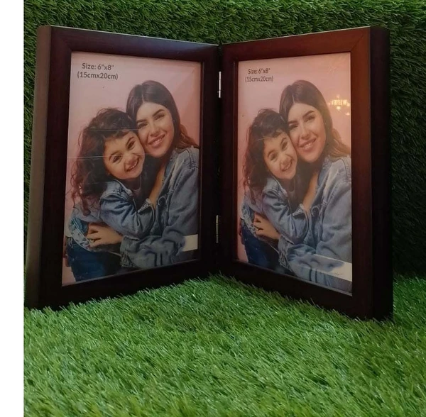 6x8" Inch Book Type Photo Frame