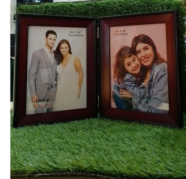 6x8" Inch Book Type Photo Frame