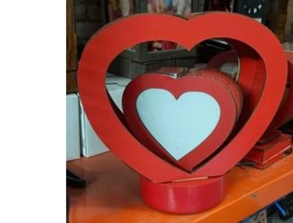 Twin Heart Rotating Lamp