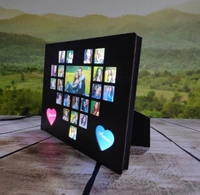 Heart Shape - LED Collage Frame - 8x12" Inch