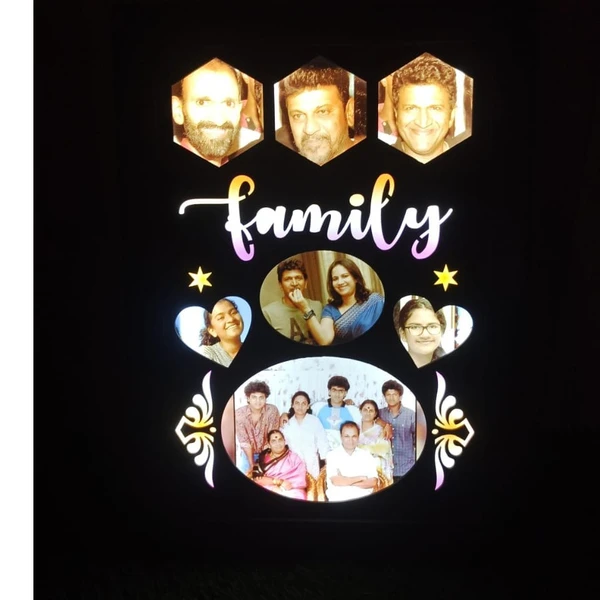 Family LED Backlit Frame 803