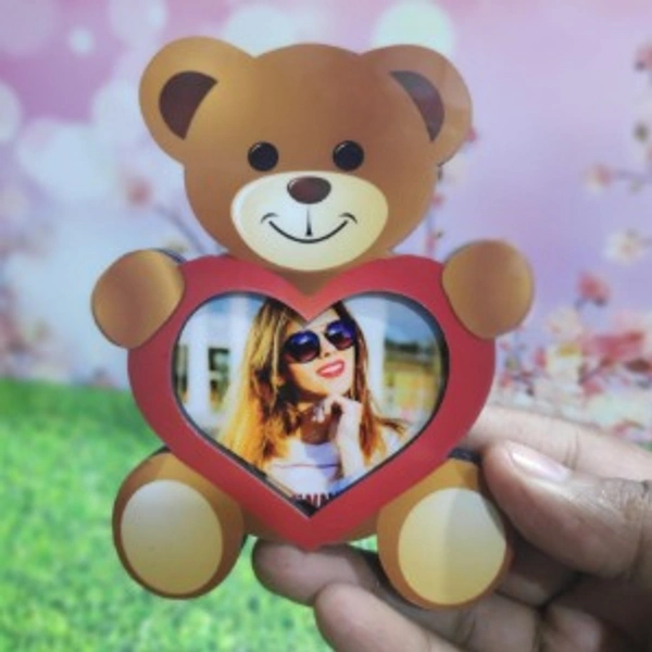 MDF Teddy Magnet with 7 Photo Prints - Regular Price
