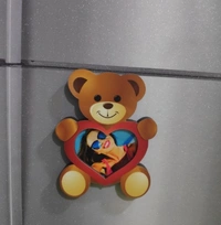 MDF Teddy Magnet with 7 Photo Prints - Regular Price