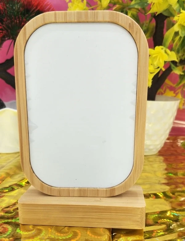 Bamboo Magnet Frame - Rectangle Shape