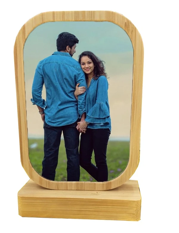 Bamboo Magnet Frame - Rectangle Shape