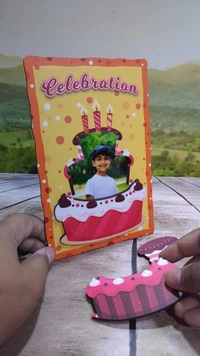 My Album Zone Celebration Cake Magnetic Table Frame