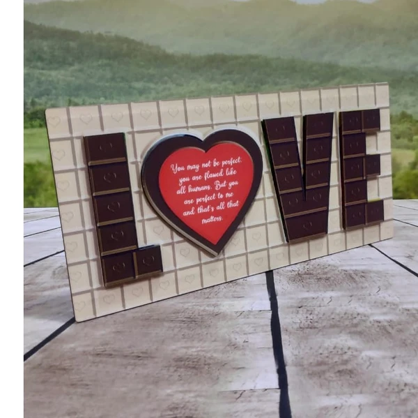 Love Chocolate Magnetic Table Frame